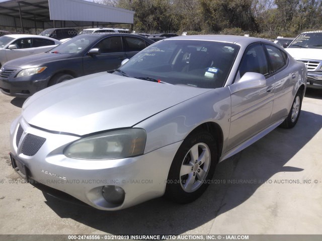 2G2WP552981106500 - 2008 PONTIAC GRAND PRIX SILVER photo 2