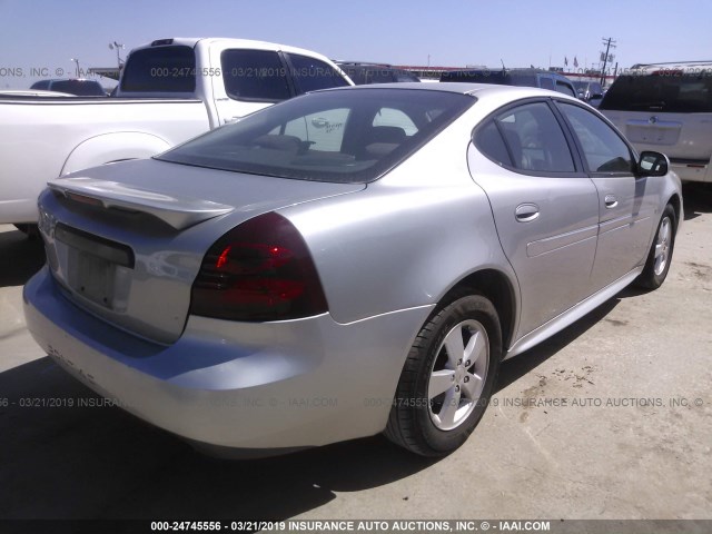2G2WP552981106500 - 2008 PONTIAC GRAND PRIX SILVER photo 4