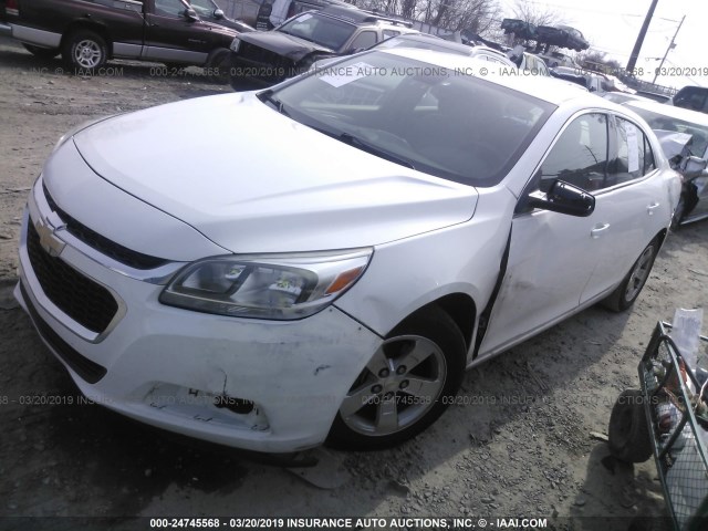 1G11A5SL8EF263825 - 2014 CHEVROLET MALIBU LS WHITE photo 2