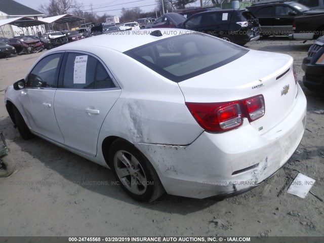 1G11A5SL8EF263825 - 2014 CHEVROLET MALIBU LS WHITE photo 3