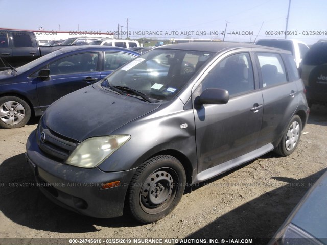 JTKKT624350117851 - 2005 TOYOTA SCION XA GRAY photo 2