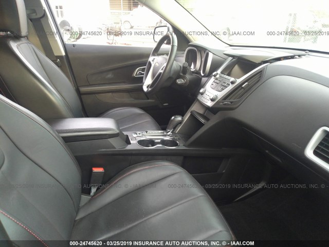 2GNALDEK8H1542368 - 2017 CHEVROLET EQUINOX PREMIER BLACK photo 5