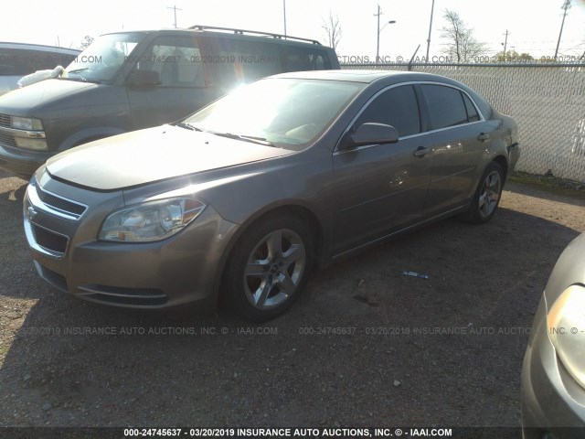 1G1ZC5EB6AF315141 - 2010 CHEVROLET MALIBU 1LT 棕色 照片 2