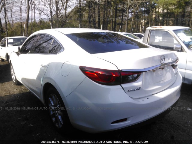 JM1GJ1U51F1193530 - 2015 MAZDA 6 SPORT WHITE photo 3