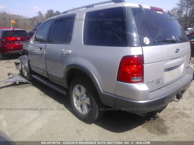 1FMZU63K54UC25911 - 2004 FORD EXPLORER XLT/XLT SPORT/NBX Gümüş foto 3