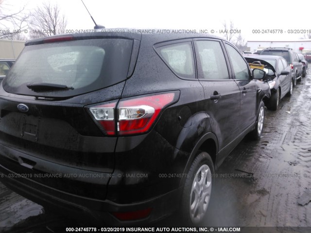 1FMCU0F73JUA53691 - 2018 FORD ESCAPE S BLACK photo 4