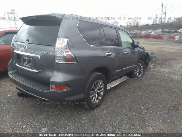 JTJJM7FX7H5159566 - 2017 LEXUS GX PREMIUM GRAY photo 4