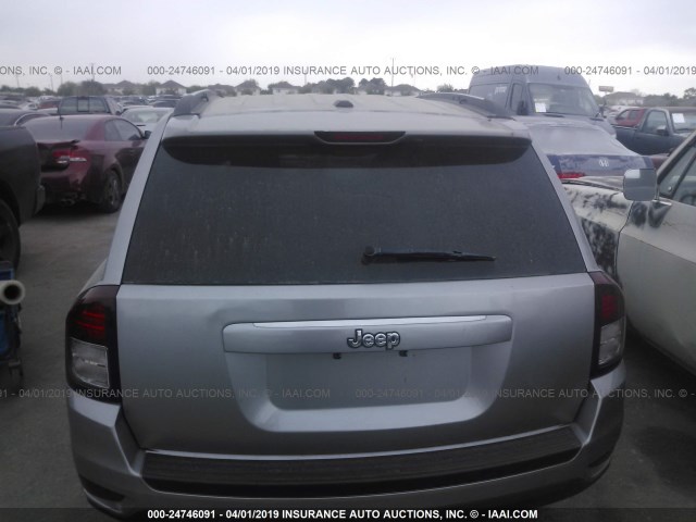 1C4NJCBA6GD524976 - 2016 JEEP COMPASS SPORT SILVER photo 6