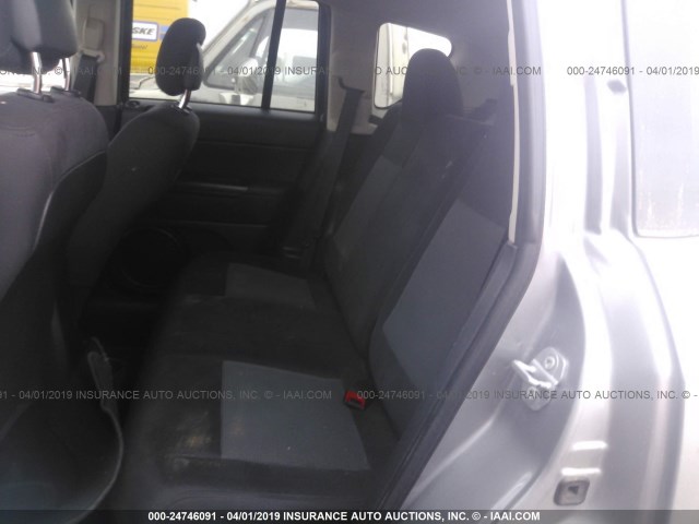 1C4NJCBA6GD524976 - 2016 JEEP COMPASS SPORT SILVER photo 8