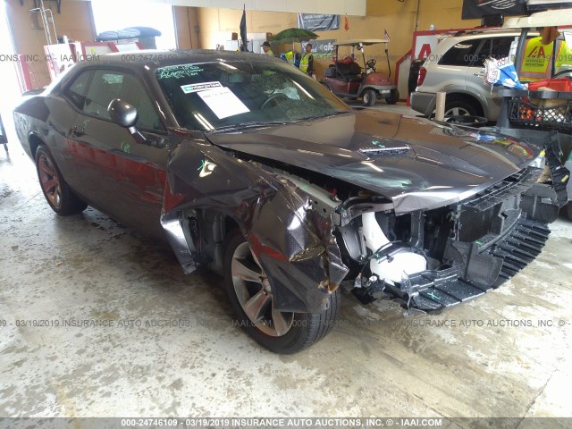 2C3CDZAG1KH524732 - 2019 DODGE CHALLENGER SXT GRAY photo 1