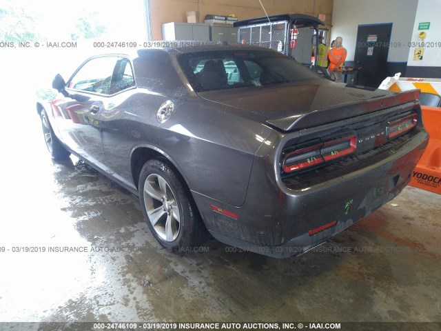 2C3CDZAG1KH524732 - 2019 DODGE CHALLENGER SXT GRAY photo 3