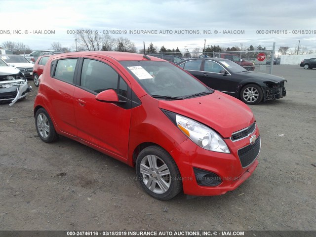 KL8CC6S92EC590140 - 2014 CHEVROLET SPARK 1LT RED photo 1