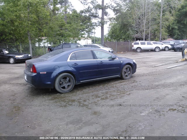 1G1ZH57BX84307788 - 2008 CHEVROLET MALIBU 蓝色 照片 4