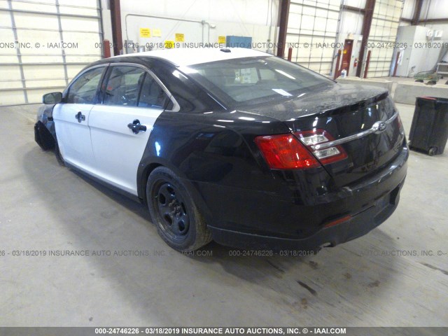 1FAHP2MK5EG143696 - 2014 FORD TAURUS POLICE INTERCEPTOR BLACK photo 3