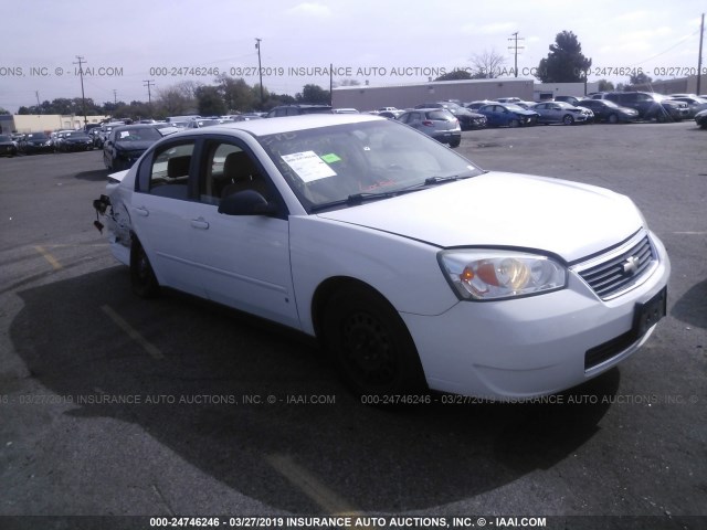 1G1ZS51816F127468 - 2006 CHEVROLET MALIBU LS თეთრი ფოტო 1