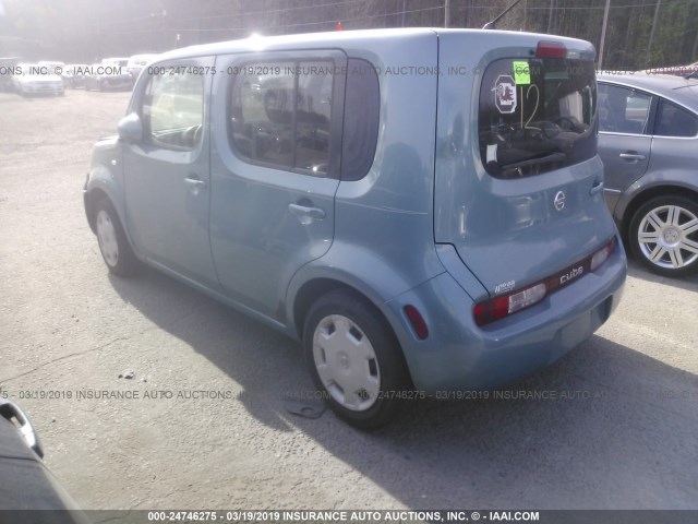 JN8AZ2KRXAT161493 - 2010 NISSAN CUBE S/SL/KROM BLUE photo 3