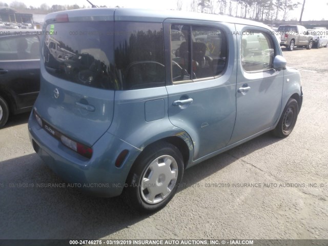 JN8AZ2KRXAT161493 - 2010 NISSAN CUBE S/SL/KROM BLUE photo 4