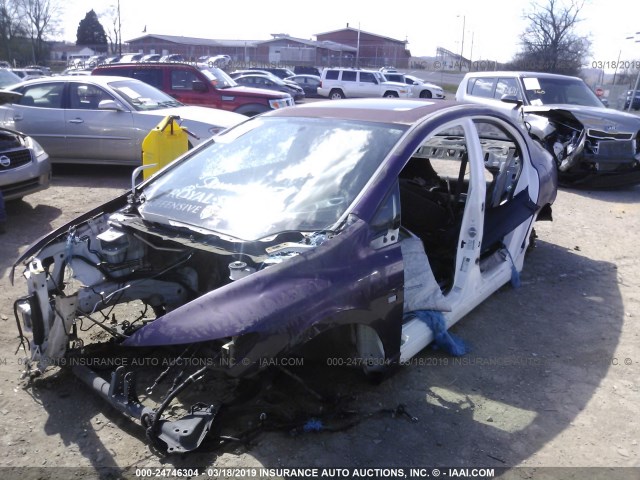 2HGFA55528H710860 - 2008 HONDA CIVIC SI PURPLE photo 2