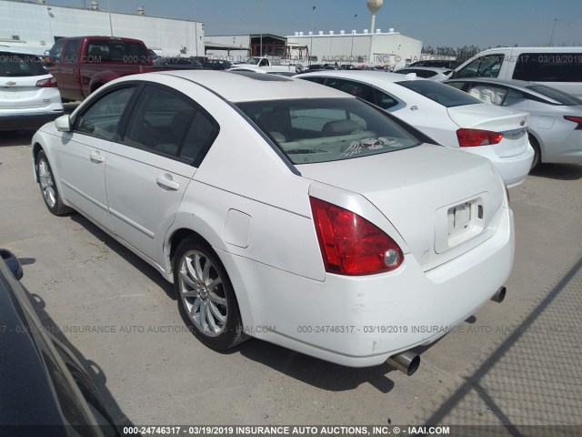 1N4BA41E54C831754 - 2004 NISSAN MAXIMA SE/SL WHITE photo 3