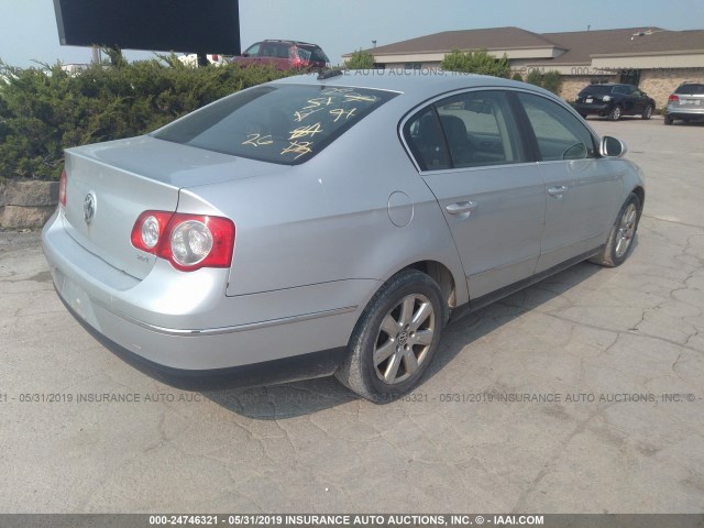 WVWAK73C46P220268 - 2006 VOLKSWAGEN PASSAT SILVER photo 4