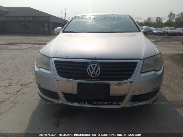 WVWAK73C46P220268 - 2006 VOLKSWAGEN PASSAT SILVER photo 6