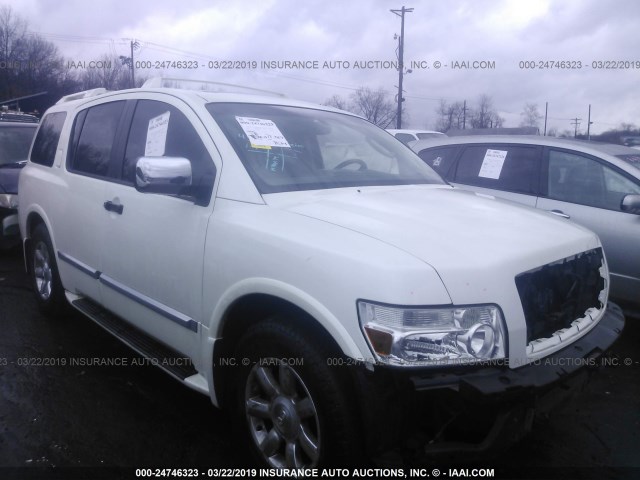 5N3AA08C66N810120 - 2006 INFINITI QX56 WHITE photo 1