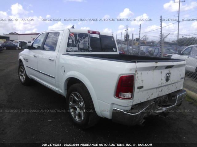 1C6RR7NT2ES246186 - 2014 RAM 1500 LARAMIE WHITE photo 3