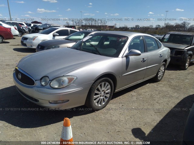 2G4WE587971183984 - 2007 BUICK LACROSSE CXS SILVER photo 2