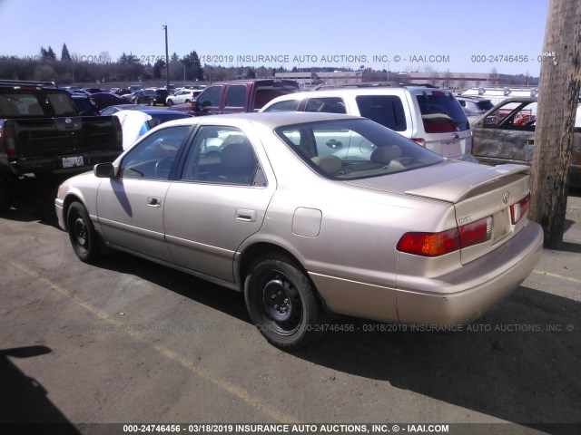 4T1BG22K21U097724 - 2001 TOYOTA CAMRY CE/LE/XLE BEIGE photo 3