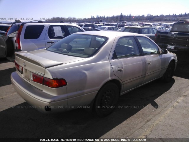 4T1BG22K21U097724 - 2001 TOYOTA CAMRY CE/LE/XLE BEIGE photo 4