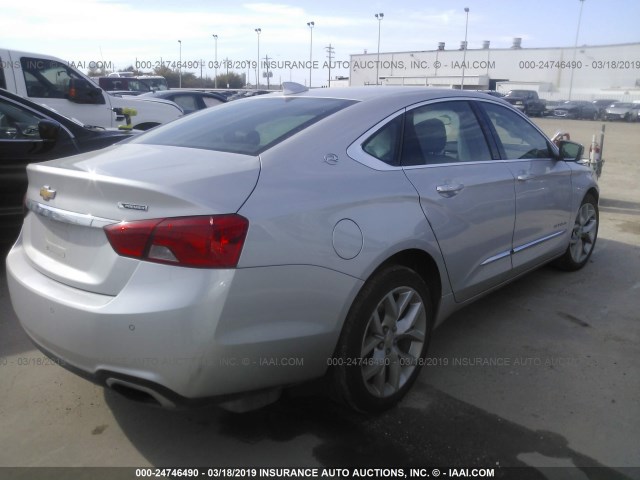 2G1125S37J9150934 - 2018 CHEVROLET IMPALA PREMIER SILVER photo 4