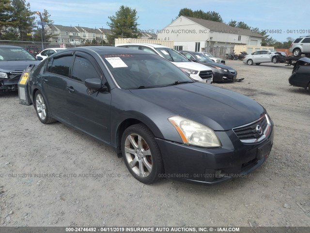 1N4BA41E97C849727 - 2007 NISSAN MAXIMA SE/SL GRAY photo 1