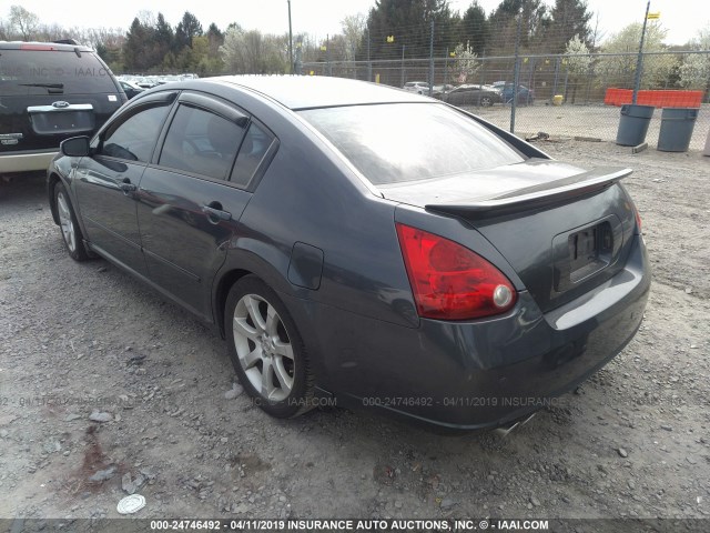 1N4BA41E97C849727 - 2007 NISSAN MAXIMA SE/SL GRAY photo 3