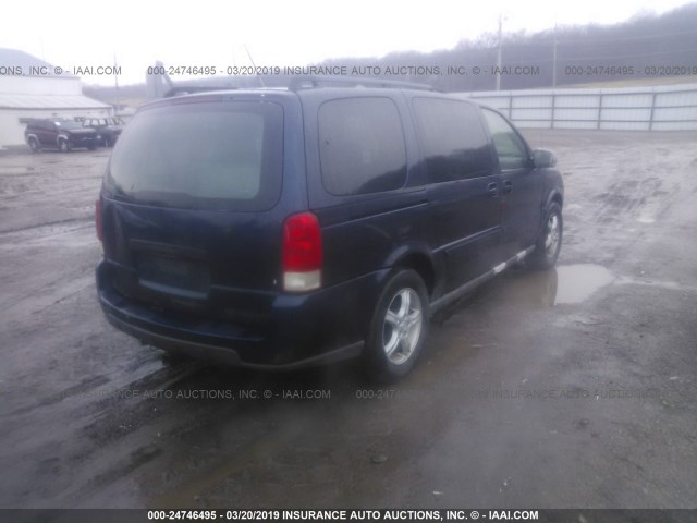 1GNDV23L65D178930 - 2005 CHEVROLET UPLANDER LS Dark Blue photo 4