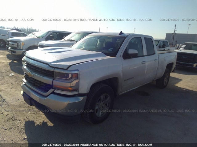 2GCRCPEC8K1138306 - 2019 CHEVROLET SILVERADO LD C1500 LT WHITE photo 2