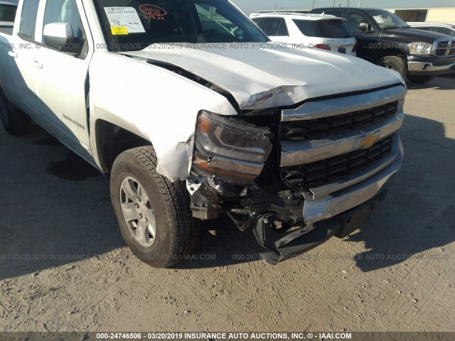 2GCRCPEC8K1138306 - 2019 CHEVROLET SILVERADO LD C1500 LT WHITE photo 6