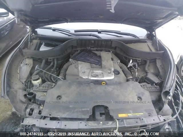 JN8AS1MW6BM140928 - 2011 INFINITI FX35 BLACK photo 10