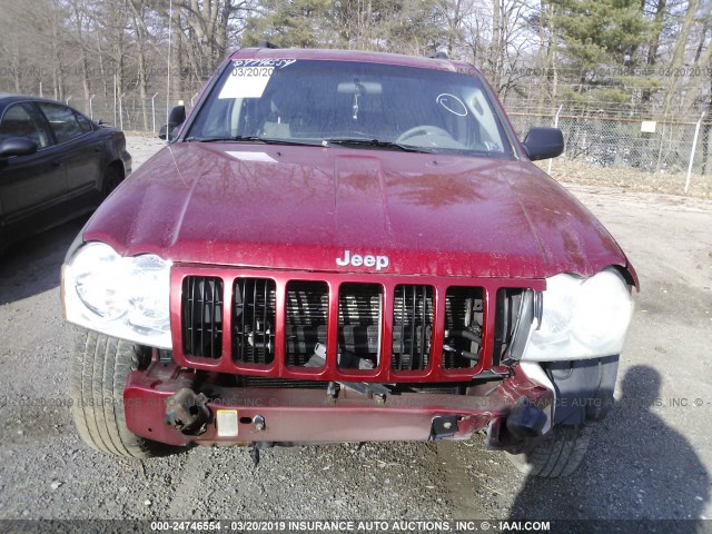 1J4GR48K55C607626 - 2005 JEEP GRAND CHEROKEE LAREDO/COLUMBIA/FREEDOM 红色 照片 6