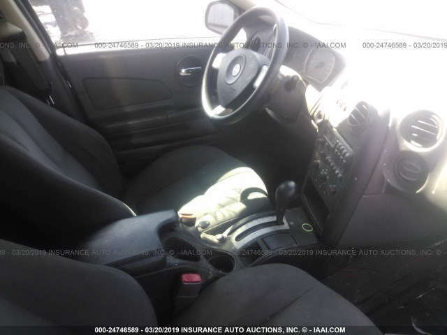 2G2WP522851299559 - 2005 PONTIAC GRAND PRIX BLACK photo 5