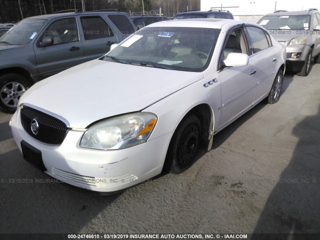 1G4HD572X6U200036 - 2006 BUICK LUCERNE CXL WHITE photo 2