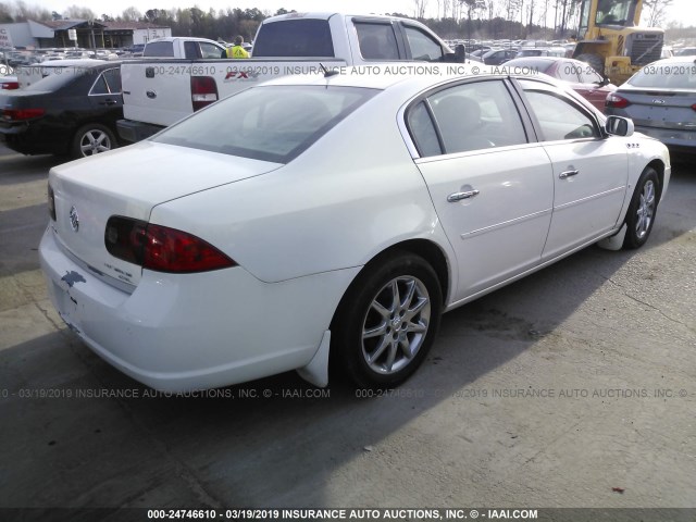 1G4HD572X6U200036 - 2006 BUICK LUCERNE CXL WHITE photo 4