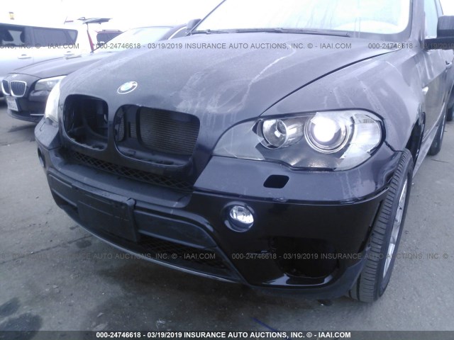 5UXZV4C56BL406016 - 2011 BMW X5 XDRIVE35I BLACK photo 6