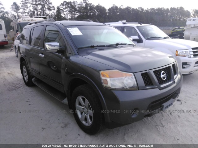 5N1AA0NC1AN613619 - 2010 NISSAN ARMADA SE/TITANIUM/PLATINUM GRAY photo 1