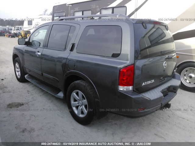 5N1AA0NC1AN613619 - 2010 NISSAN ARMADA SE/TITANIUM/PLATINUM GRAY photo 3