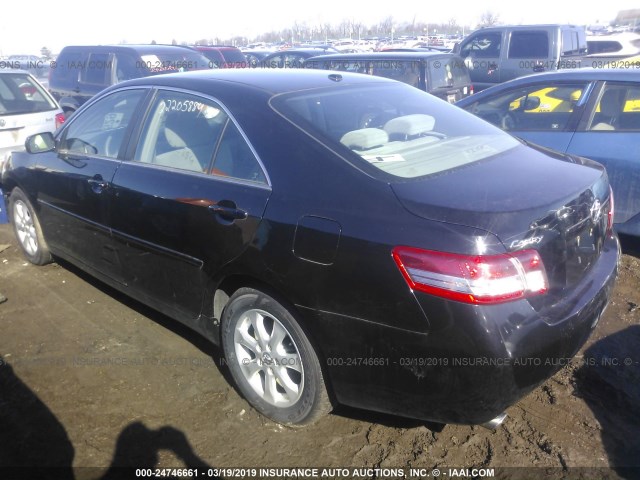 4T1BK3EK3AU114966 - 2010 TOYOTA CAMRY SE/LE/XLE 黑色 照片 3