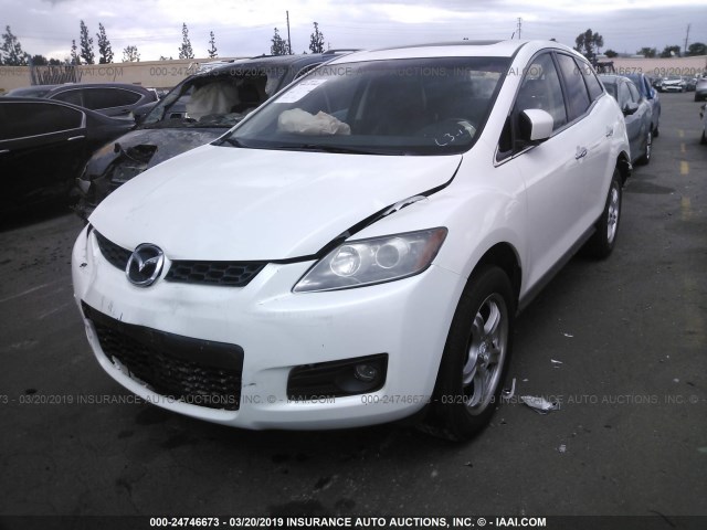 JM3ER29LX70104548 - 2007 MAZDA CX-7 WHITE photo 2