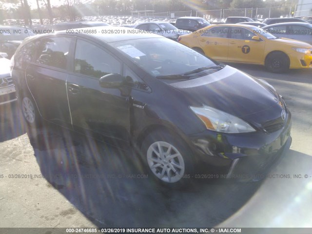 JTDZN3EU5E3325884 - 2014 TOYOTA PRIUS V BLACK photo 1