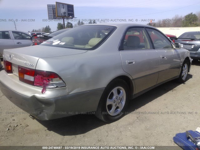 JT8BF22G6V5000820 - 1997 LEXUS ES 300 BEIGE photo 4