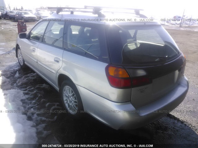 4S3BH635137312237 - 2003 SUBARU LEGACY L/L SPECIAL SILVER photo 3