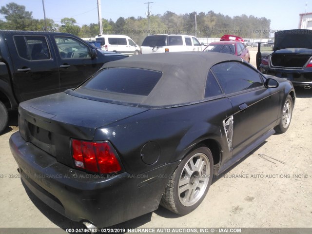 1FAFP45X52F133247 - 2002 FORD MUSTANG GT BLACK photo 4